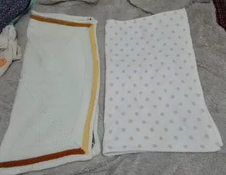 Lote de sacos, mantas para bebés