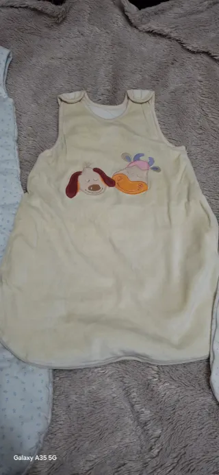Lote de sacos, mantas para bebés
