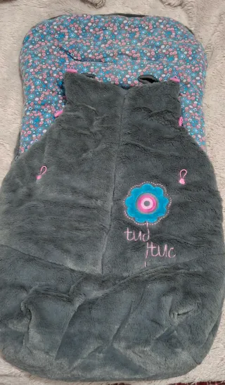 Lote de sacos, mantas para bebés