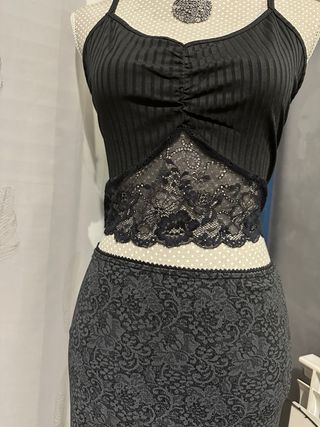 Falda Midi Bershka S-M