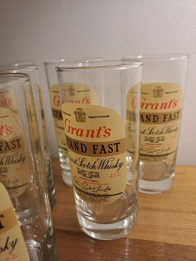 Set 6 bicchieri whisky nuovi