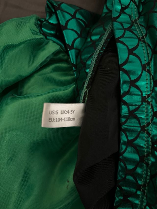 Disfraz sirenita niña