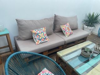 Conjunto terraza palets