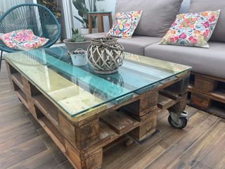 Conjunto terraza palets