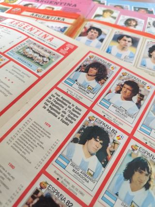 Album Panini mundial82,86,90,94 Maradona