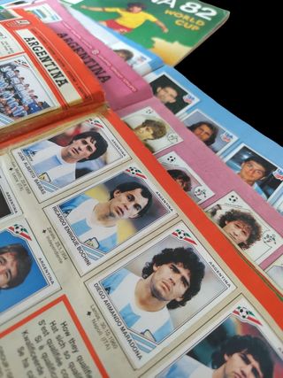 Album Panini mundial82,86,90,94 Maradona
