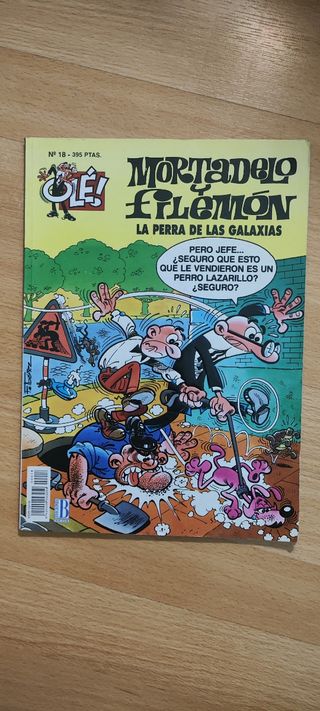 Firma autografo Ibañez Mortadelo y Filemon .