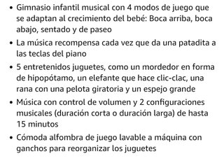 Gimnasio bebe Fisher price