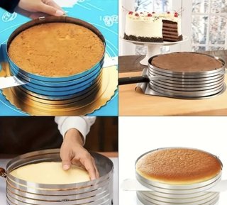 Cortador tartas acero inox-reposteria