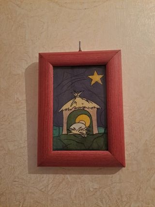 Quadretto cornice Natività