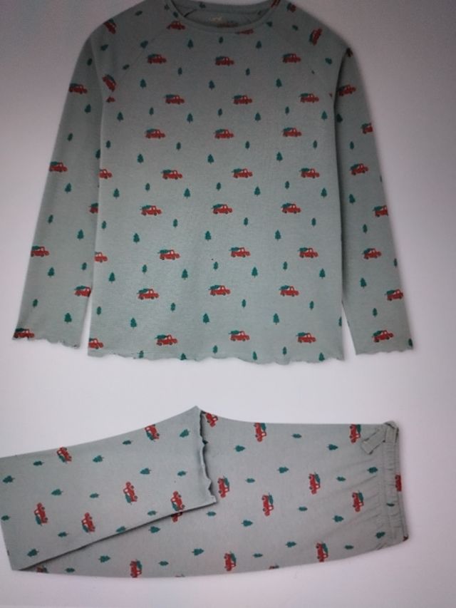 Pijama de algodón orgánico talla M