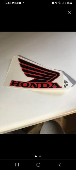Honda Pegatina D Modelo