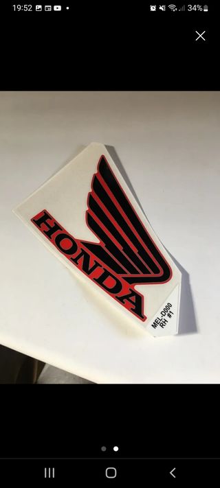 Honda Pegatina D Modelo