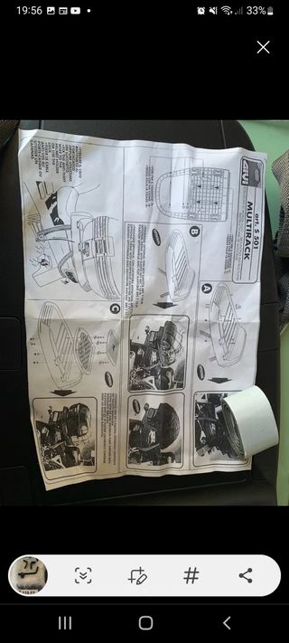 Honda CBR 900cc Portabultos 