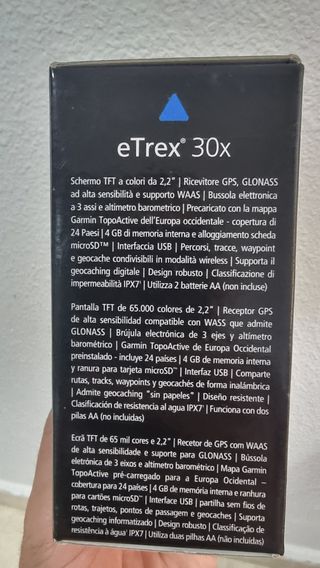 GPS Garmin eTrex 30x