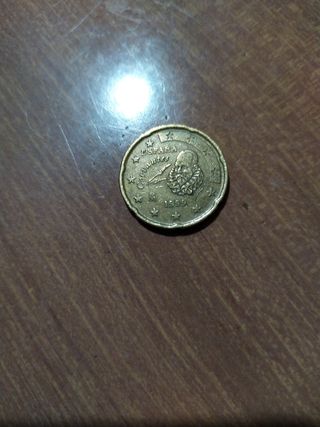 Moneta da 20 centesimi 1999