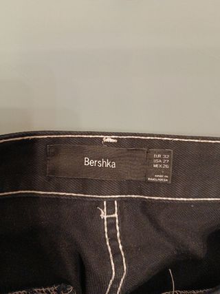 Pantaloni cargo Bershka neri