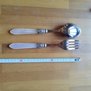 Coppia di posate da insalata