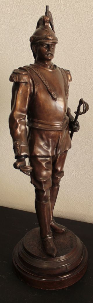 Figura soldado bronce