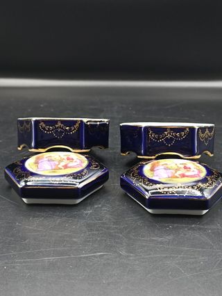 Cajas porcelana alemana Saxe