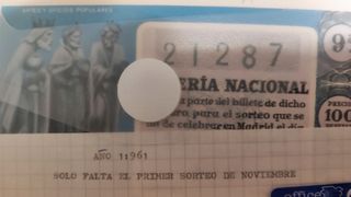 Lotería antigua diferentes años y precios