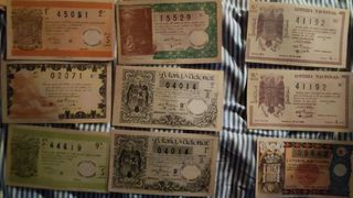 Lotería antigua diferentes años y precios
