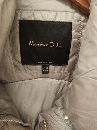 Abrigo gris Massimo Dutti 