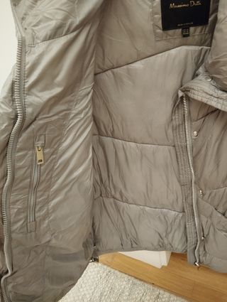 Abrigo gris Massimo Dutti 