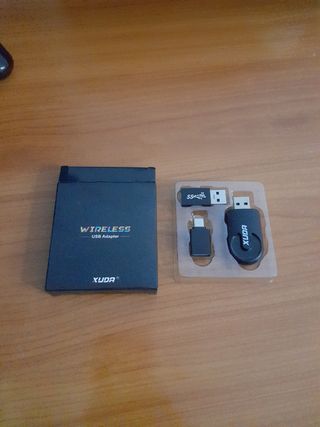 Adaptador inalambrico USB para coche