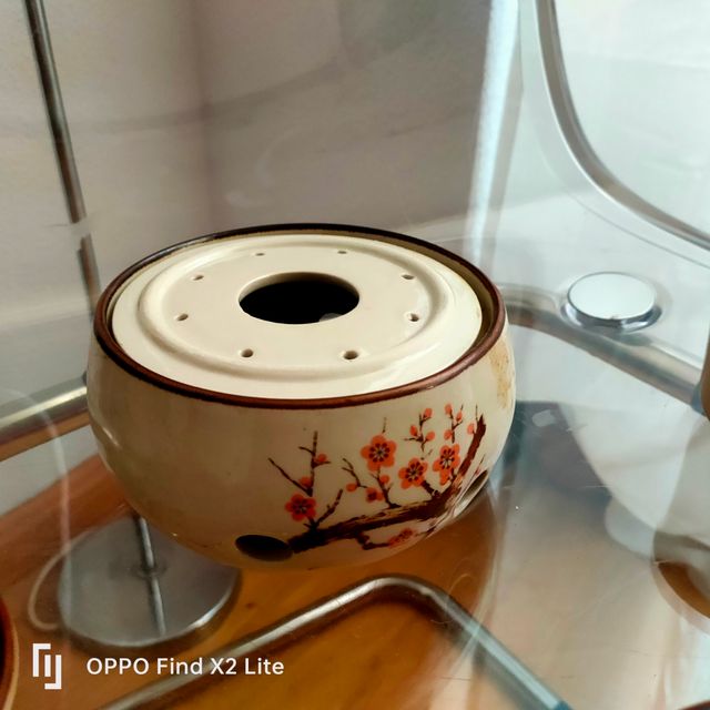 Juego de té con vasitos ceramica