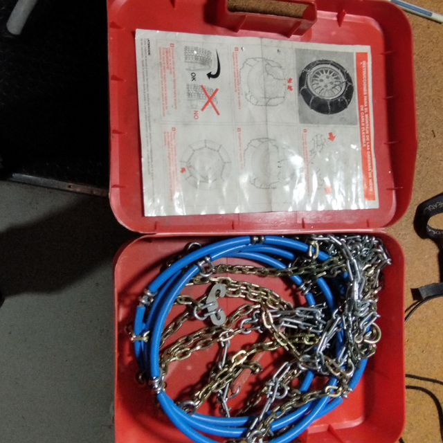 Cadenas coche para la nieve