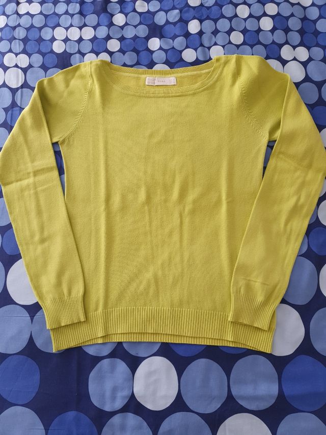 Maglione verde Zara tg L