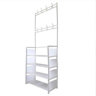 Recibidor Perchero Blanco Entrada 4 Alturas NUEVO