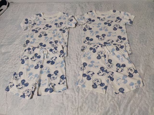 2 Conjuntos Mickey verano 18-24 y 24-36