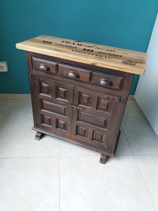 Mueble entrada de madera