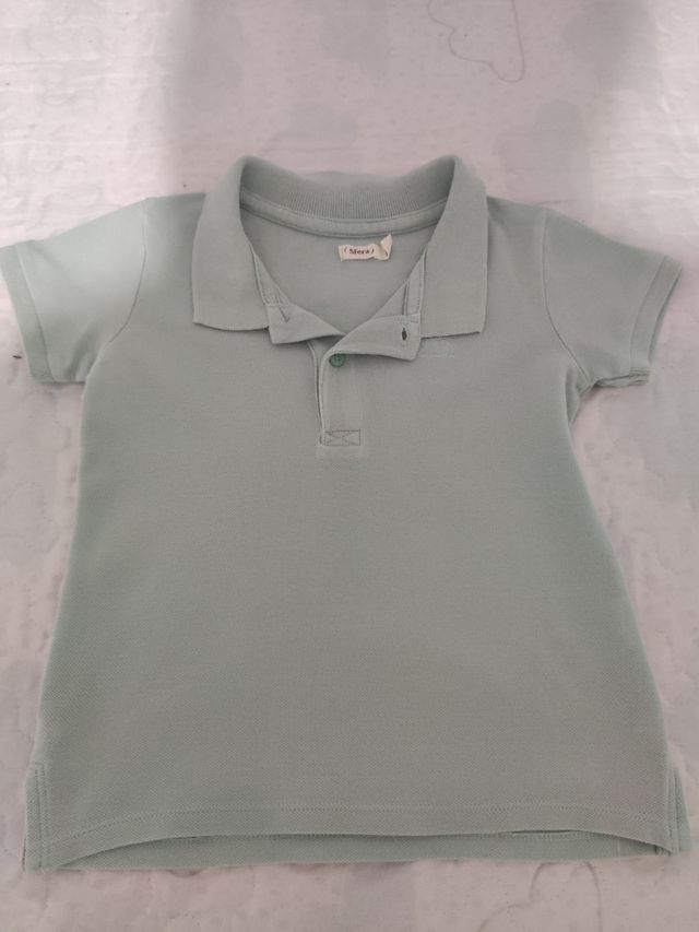 2 Polos niño 36 m verdes