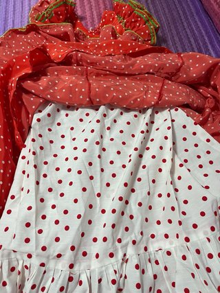 Traje de gitana flamenca niña