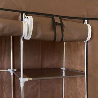 Armario Tela Vestidor 170x130 Puertas Marrón NUEVO