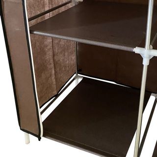 Armario Tela Vestidor 170x130 Puertas Marrón NUEVO