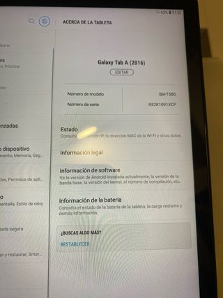 Samsung Galaxy tablet Tab A6 32 gb