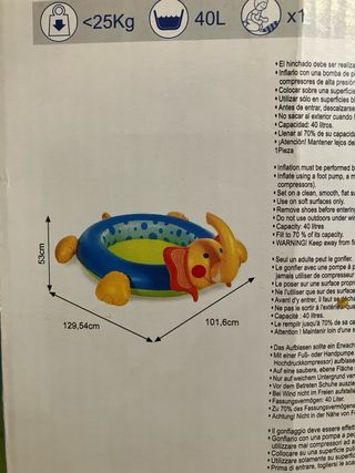 Piscina niños hinchable