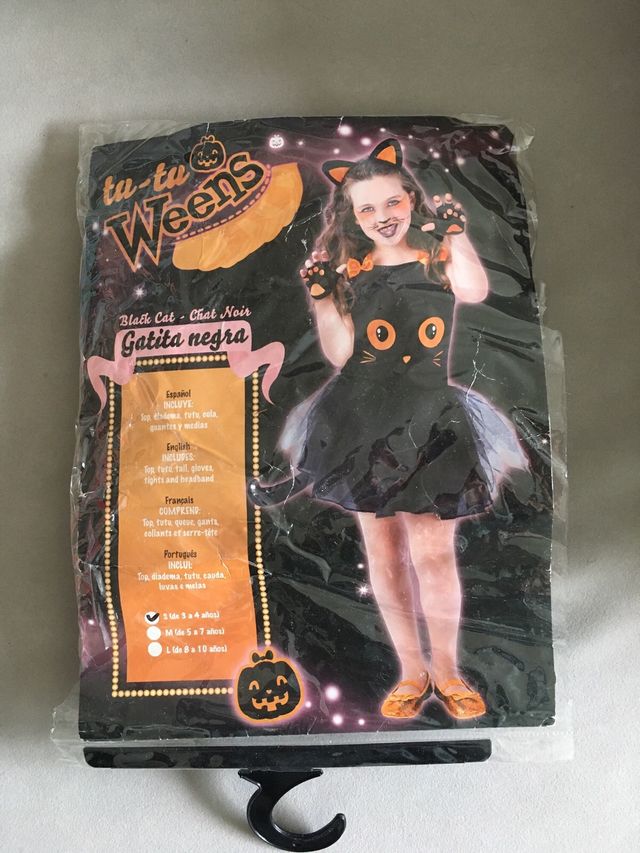 Disfraz niña gata halloween