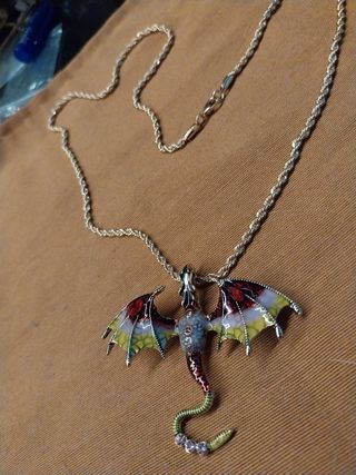 Collana Drago Dorato corpo Ceramica top