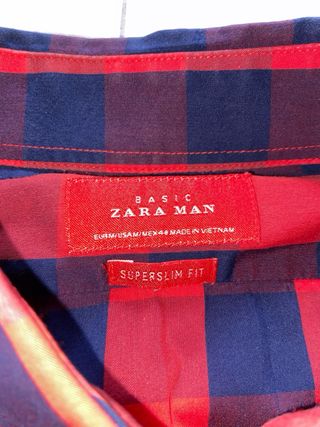 Camisa de Cuadros Zara
