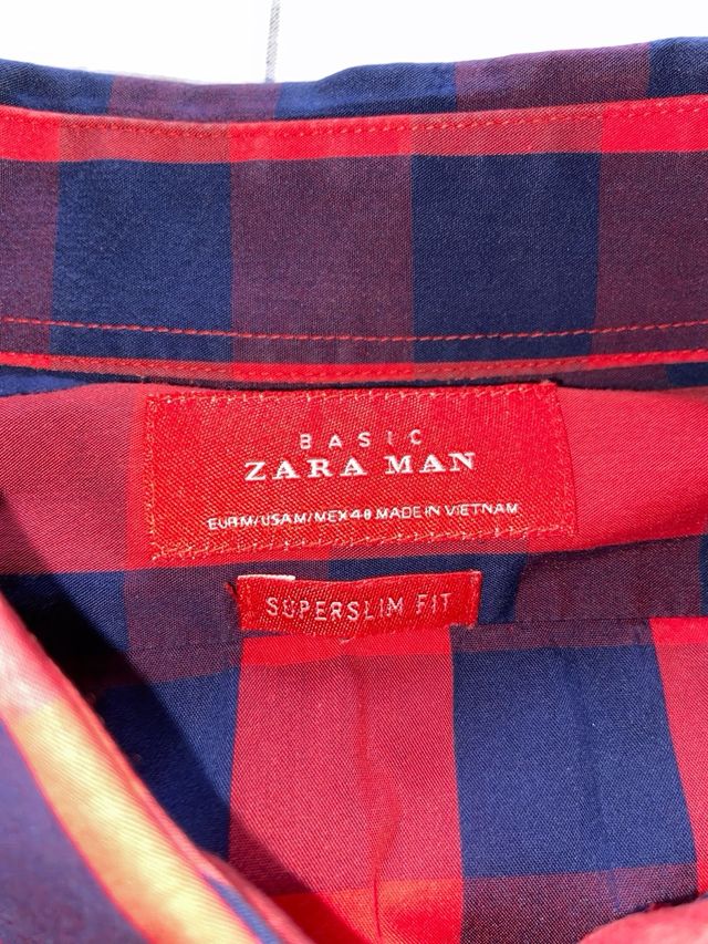 Camisa de Cuadros Zara