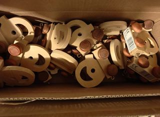 Lettere trenino legno 500 pezzi