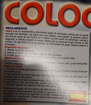 Juego familiar del Coloca 4