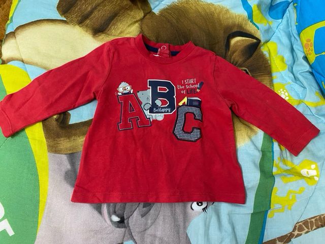 magliette maniche lunghe neonato