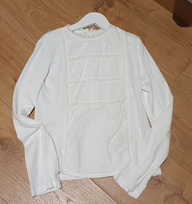 Blusa bordada niña Zara