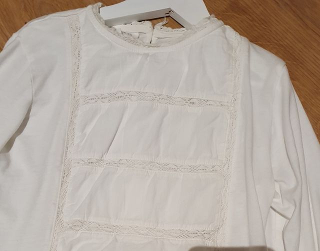 Blusa bordada niña Zara
